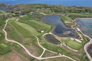 Fishers Island 12th And 13th Aerial